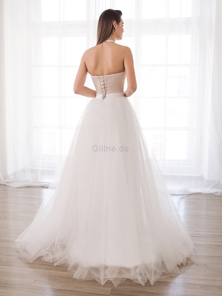 A-Line Prinzessin Wunderschönen Anständiges Brautkleid aus Satin
