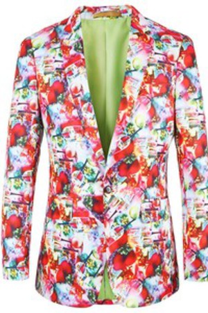 Mantel Frühling Herren Für Männer Fashion Floral Blazer