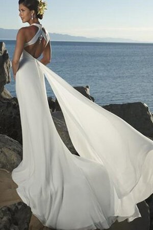 Strand Enganliegendes A-Line Gericht Schleppe Elegantes Brautkleid