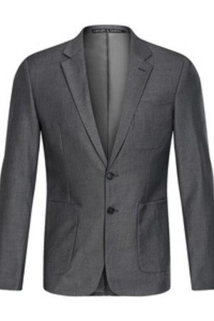 Baumwolle Männlichen Jacken Grau Casual Blazer Masculino