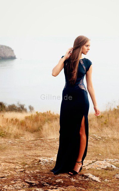 Etui Meerjungfrau Stil Kurze Ärmeln Modisches Attraktives Abendkleid