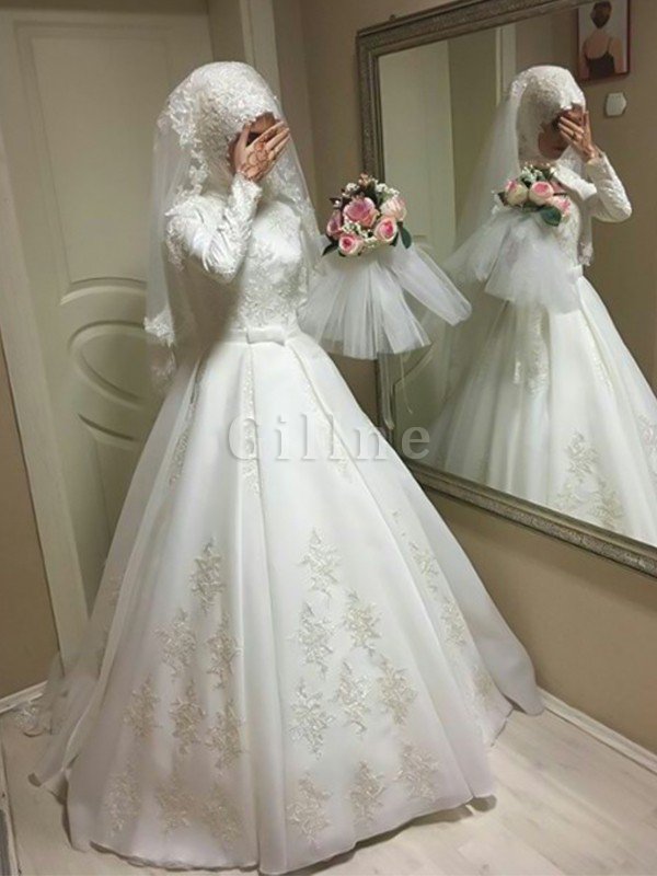 Faszinierend Kirche Modern Formelles Brautkleid aus Tüll