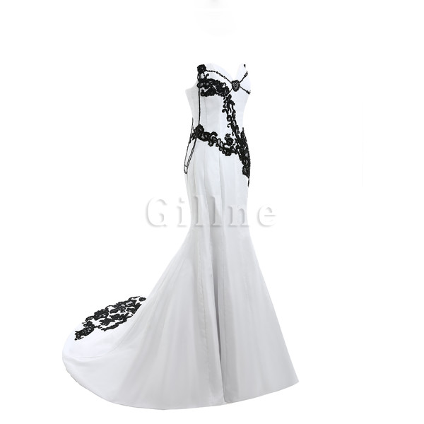 Romantisches Göttin Brautkleid Exklusive Sittsames Brautkleid mit Empire Taille