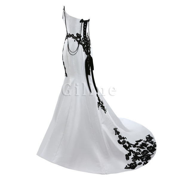Romantisches Göttin Brautkleid Exklusive Sittsames Brautkleid mit Empire Taille